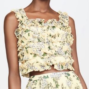 KEEPSAKE the Label “Luscious” Floral Crop Top